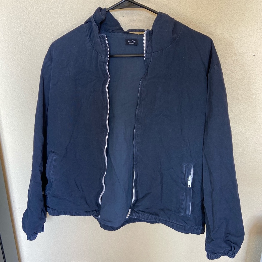 Rare Brandy Melville Navy Krissy Jacket